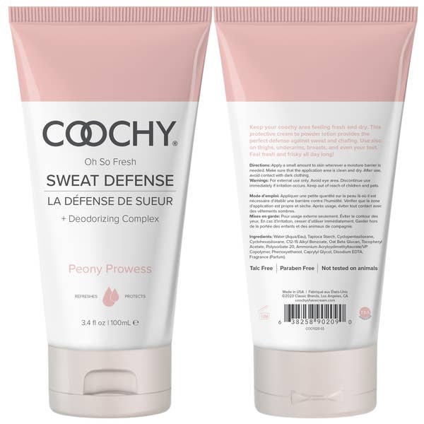 Coochy - Wholesale Body Cream/Lotion - Coochy®  SWEAT DEFENSE Chaffing Protection – Peony Prowess2