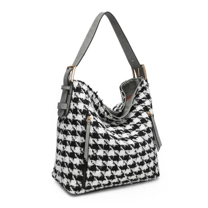 Grey White *SALE* M1816AHDST Alexa Hdst 2-in-1 Hobo Bag for wholesale on Faire