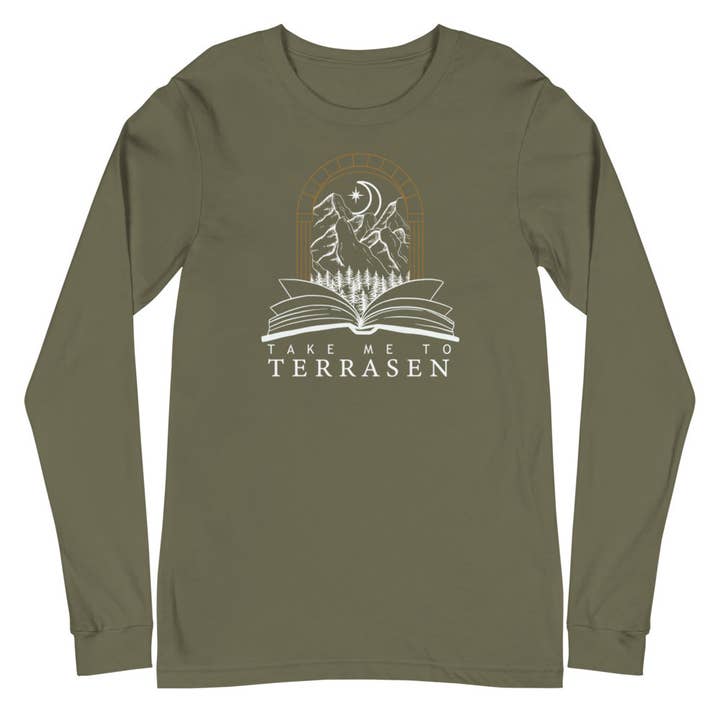Take Me To Terrasen Unisex Long Sleeve Tee for wholesale by LizzyBDoodles