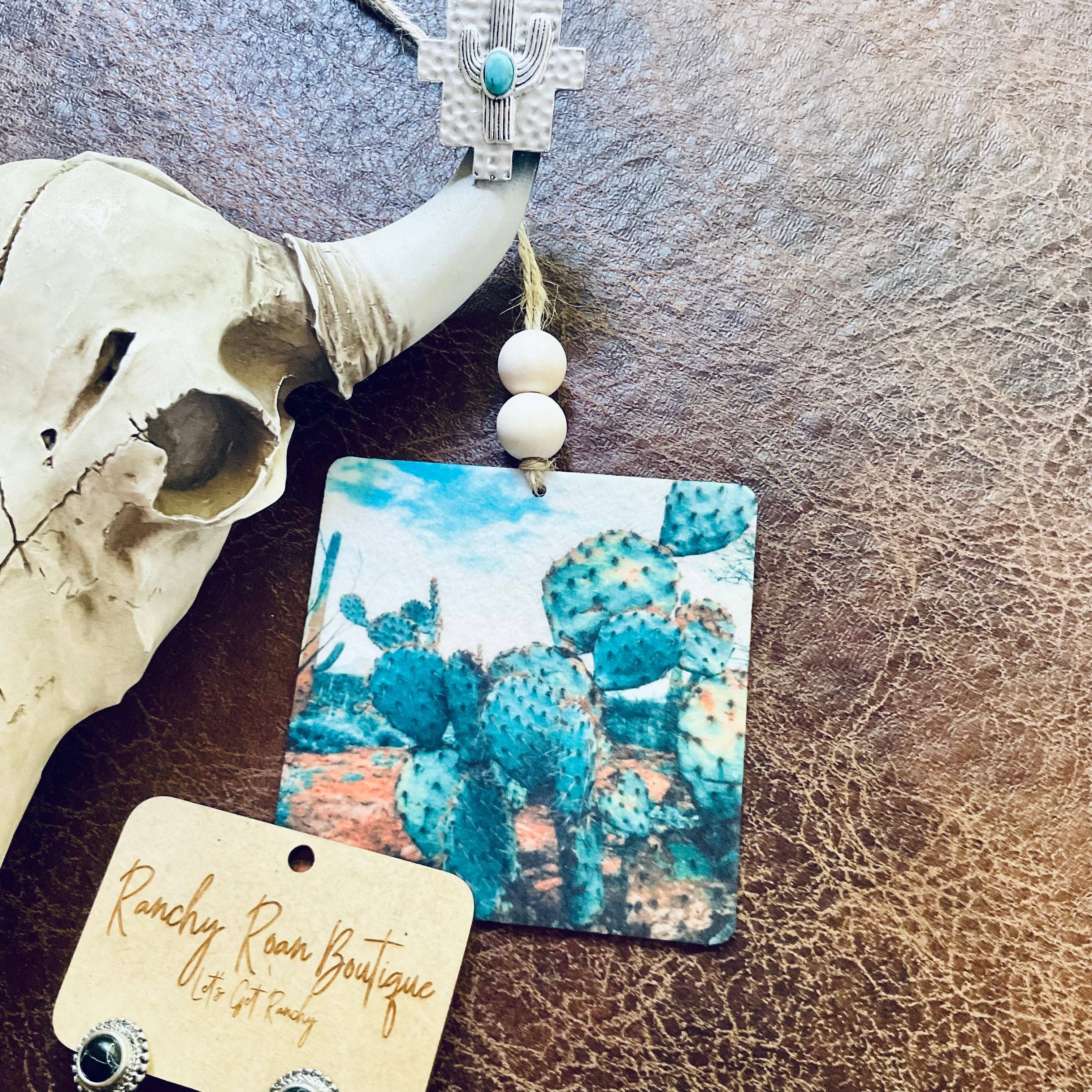 Ranchy Roan Boutique – wholesale Car Freshener - Women’s – Cactus Dreams Freshie2