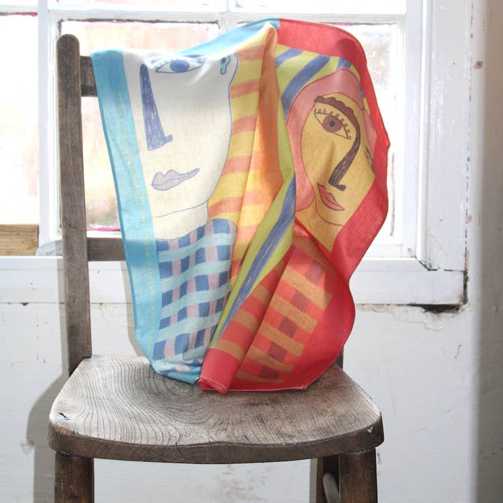 Two People Bandana for wholesale by Ark Colour Design