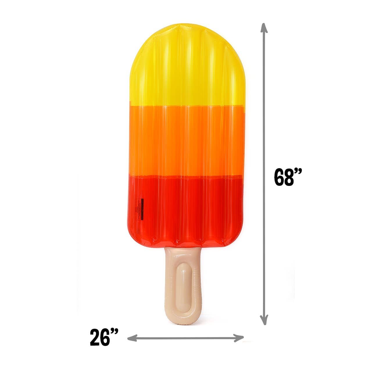 Wholesale Gifts Tomorrow – wholesale Inflatables – Giant Inflatable Ice Lolly Lounger (Transparent) Red, Yellow, Orange4