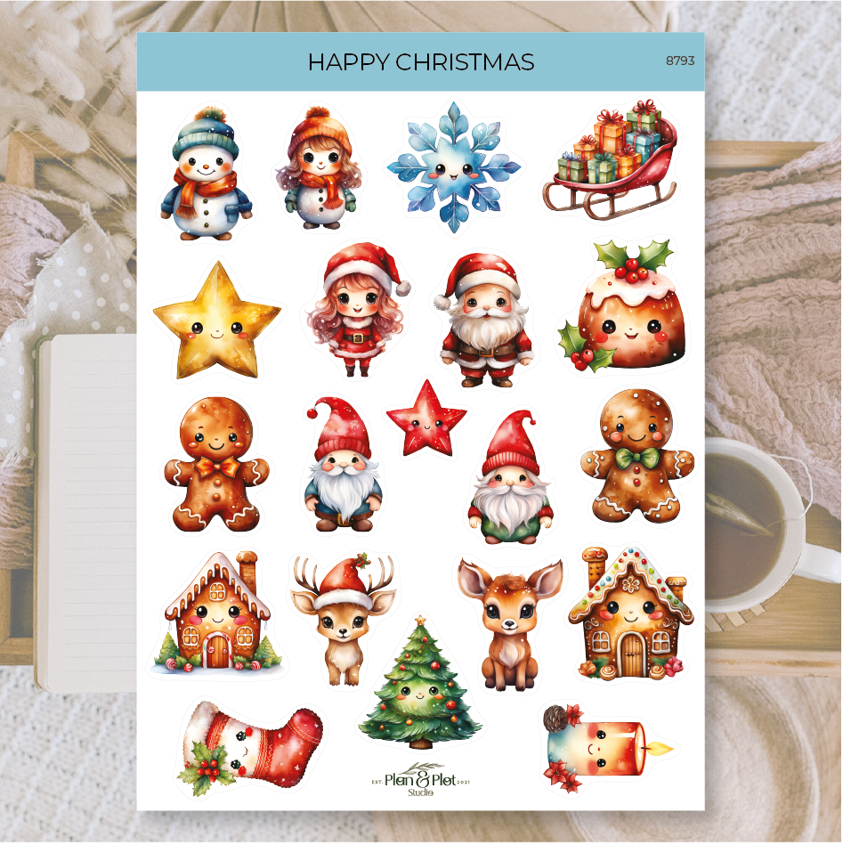 Plan & Plot Studio - Wholesale Sticker - Happy christmas | Stickers0