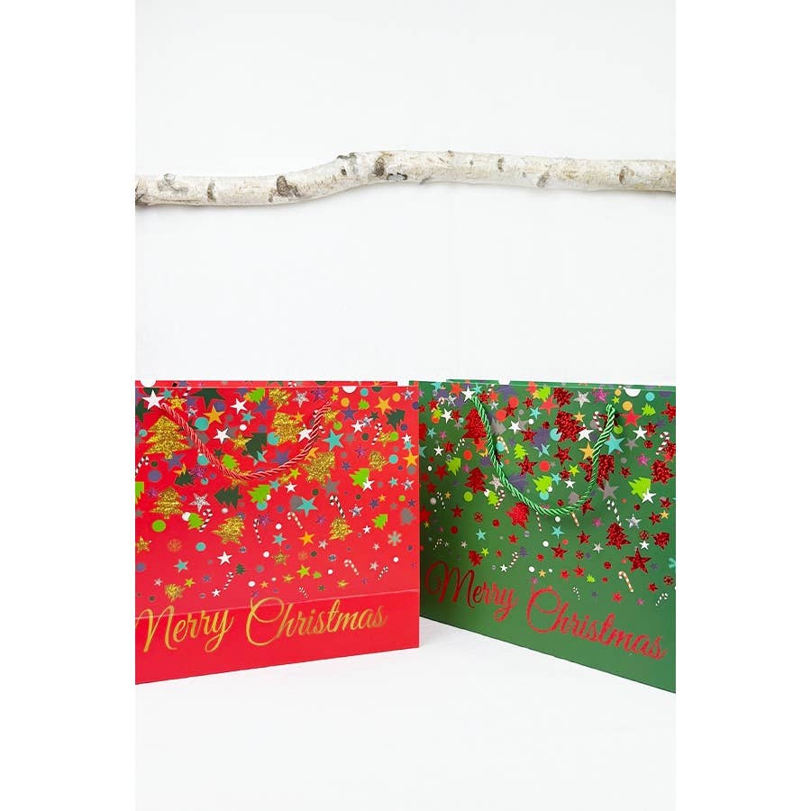 Wholesale Colorful Christmas Theme Large Gift Bag for your store Faire