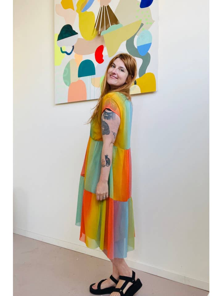 Altar - Wholesale Dress - Women's - Prism Dress in Sunrise2