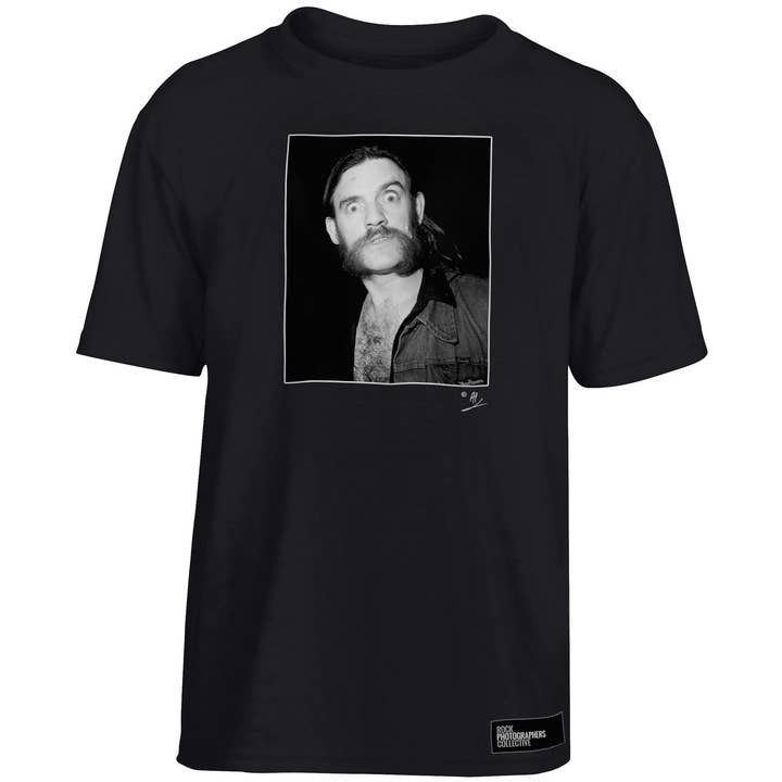 Lemmy at St Moritz Club Soho 1985 Kids' T-Shirt for wholesale by Rock Photographers Collective
