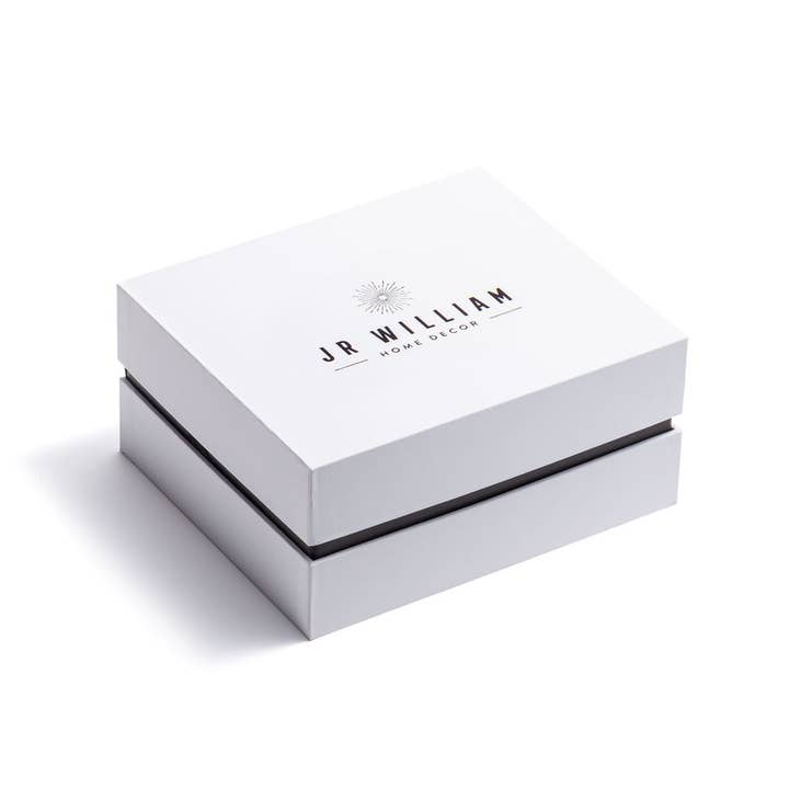 JR William - Wholesale Decorative Plate/Dish/Bowl - Acrylic Block Bowl in Hamptons White Home Decor - Gift