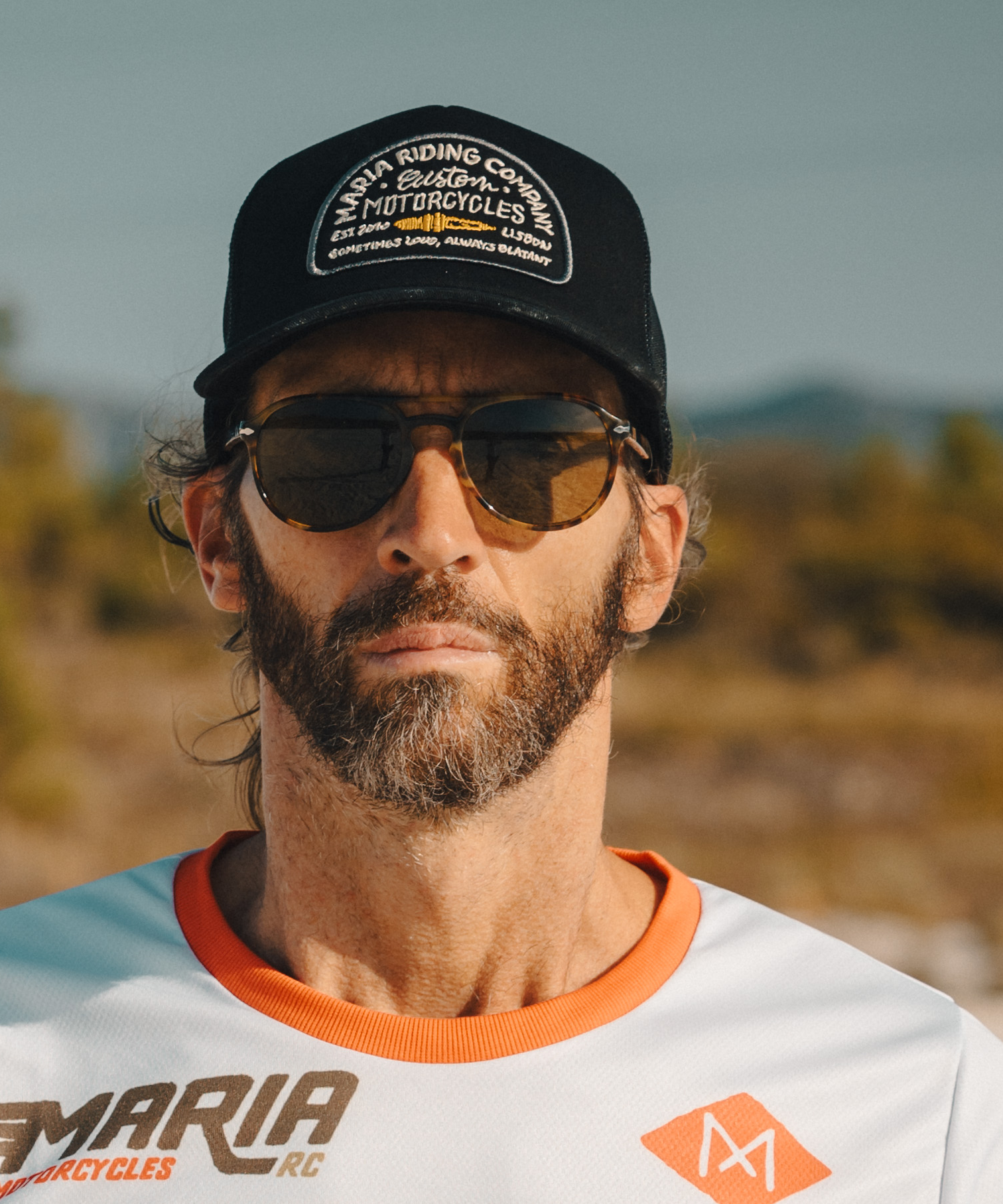 Maria Riding Company – wholesale Trucker hat – Unisex – Black Spark Plug Trucker Cap3