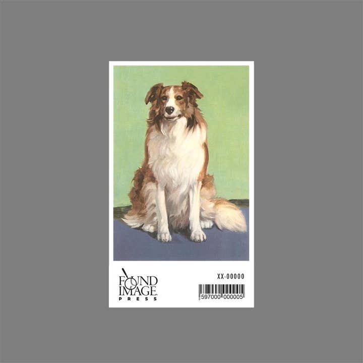 Found Image Press - Wholesale Sticker - Sticker DG-126 Smiling Collie1