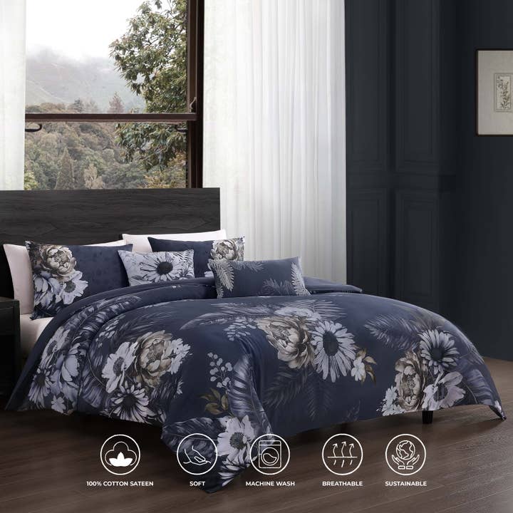 Bebejan - Wholesale Bedding Set - Evermore 5 Piece Reversible Comforter Set1