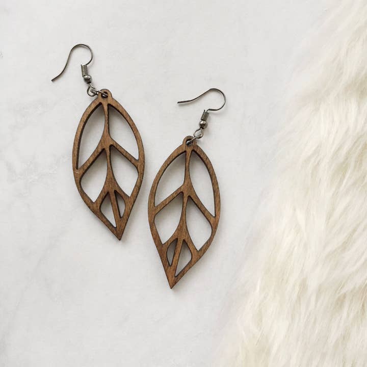 Leaf Earrings for wholesale by Simply Living Shop