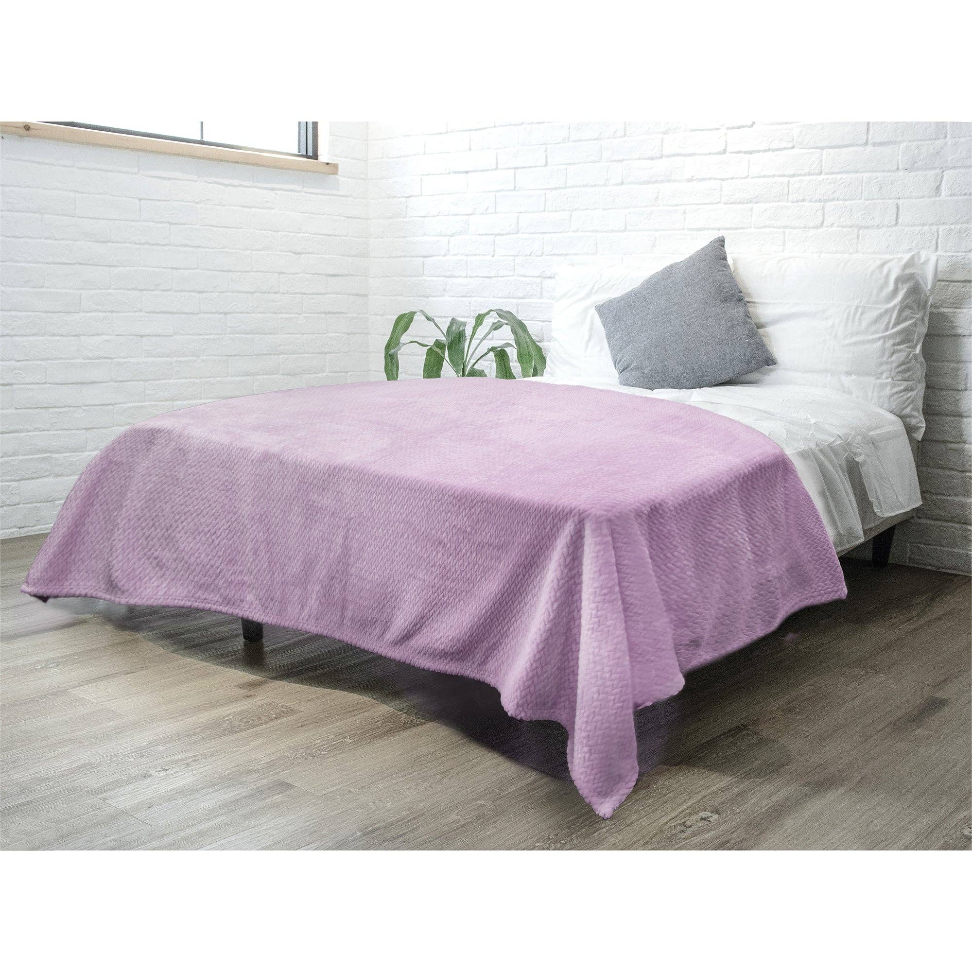 Pavilia – Manta para sofá por atacado – Cobertor de fleece texturizado com estampa de folhas23