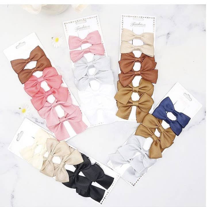 Ensemble de 12 petits nœuds, 6 variations de couleur pour la vente par Diacly