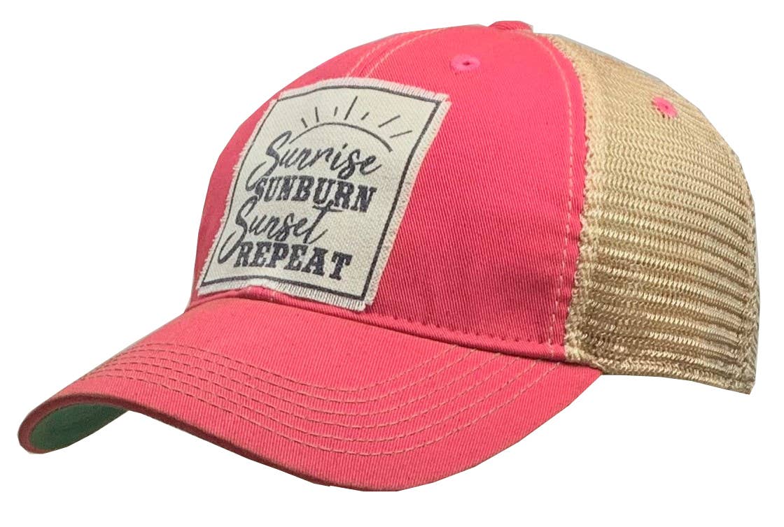 Sunrise Badge Trucker Hat