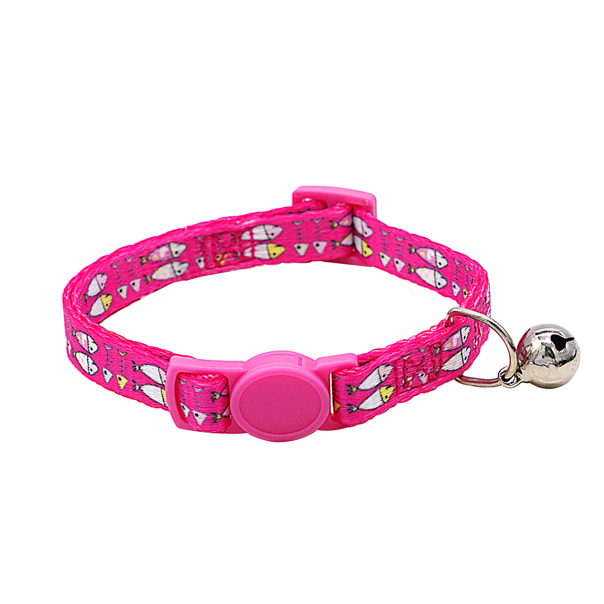 PAWPAWwholesale - Wholesale Pet Collar - Cat - ful Printed Cat Collar with Bell - Adjustable_CWMM74433