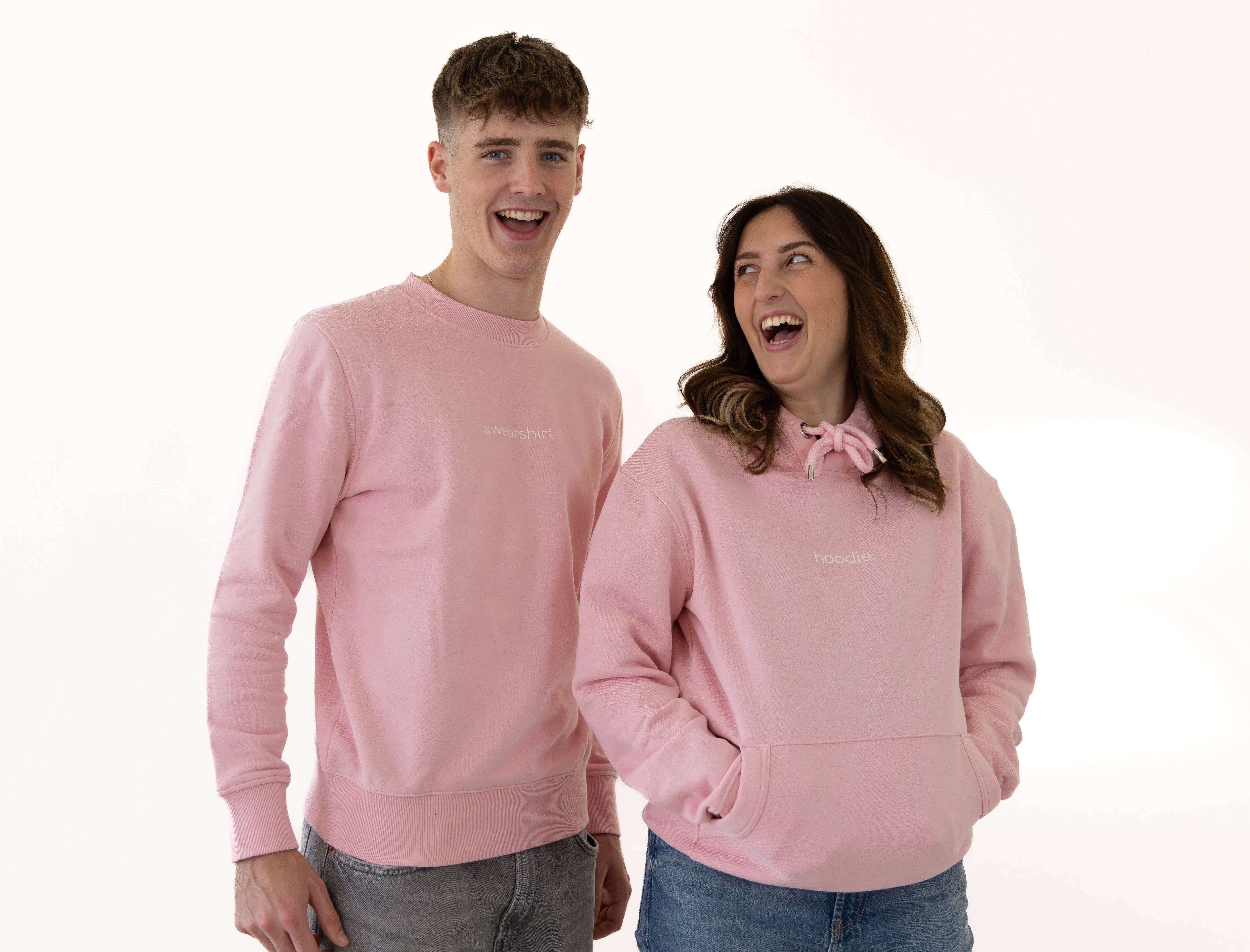 simple. panda – wholesale Hoodie – Unisex – simple. hoodie. pink.4