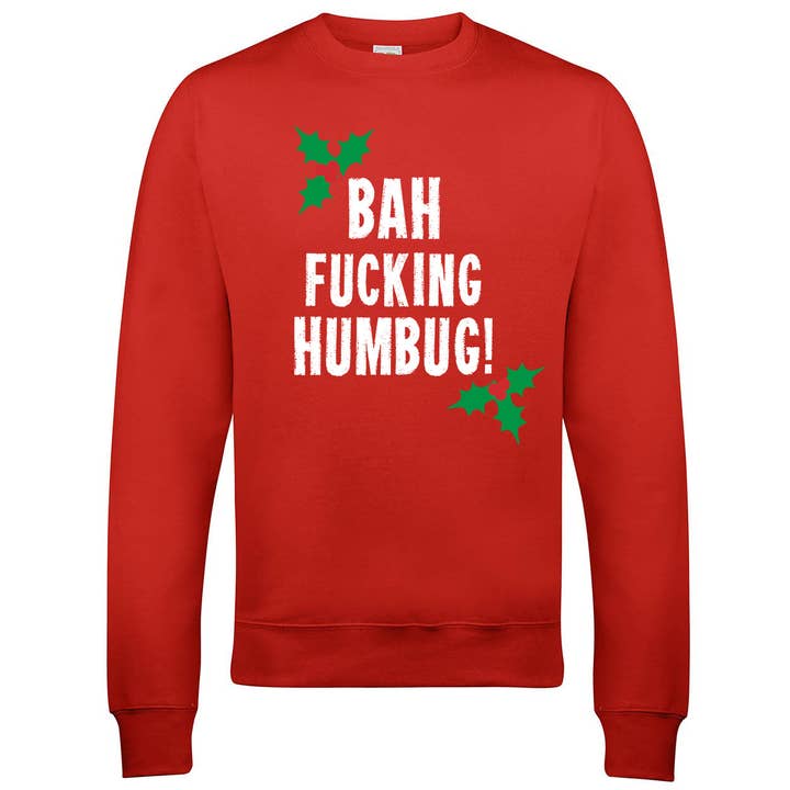 Bah F*cking Humbug! Christmas Jumper for wholesale by Dukki Gifts