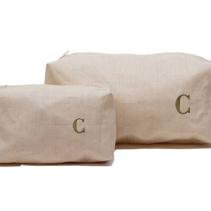 Giardino Segreto – bolsa de maquilhagem e cosméticos por atacado – Conjunto personalizável de nécessaire de linho com resistência a manchas8