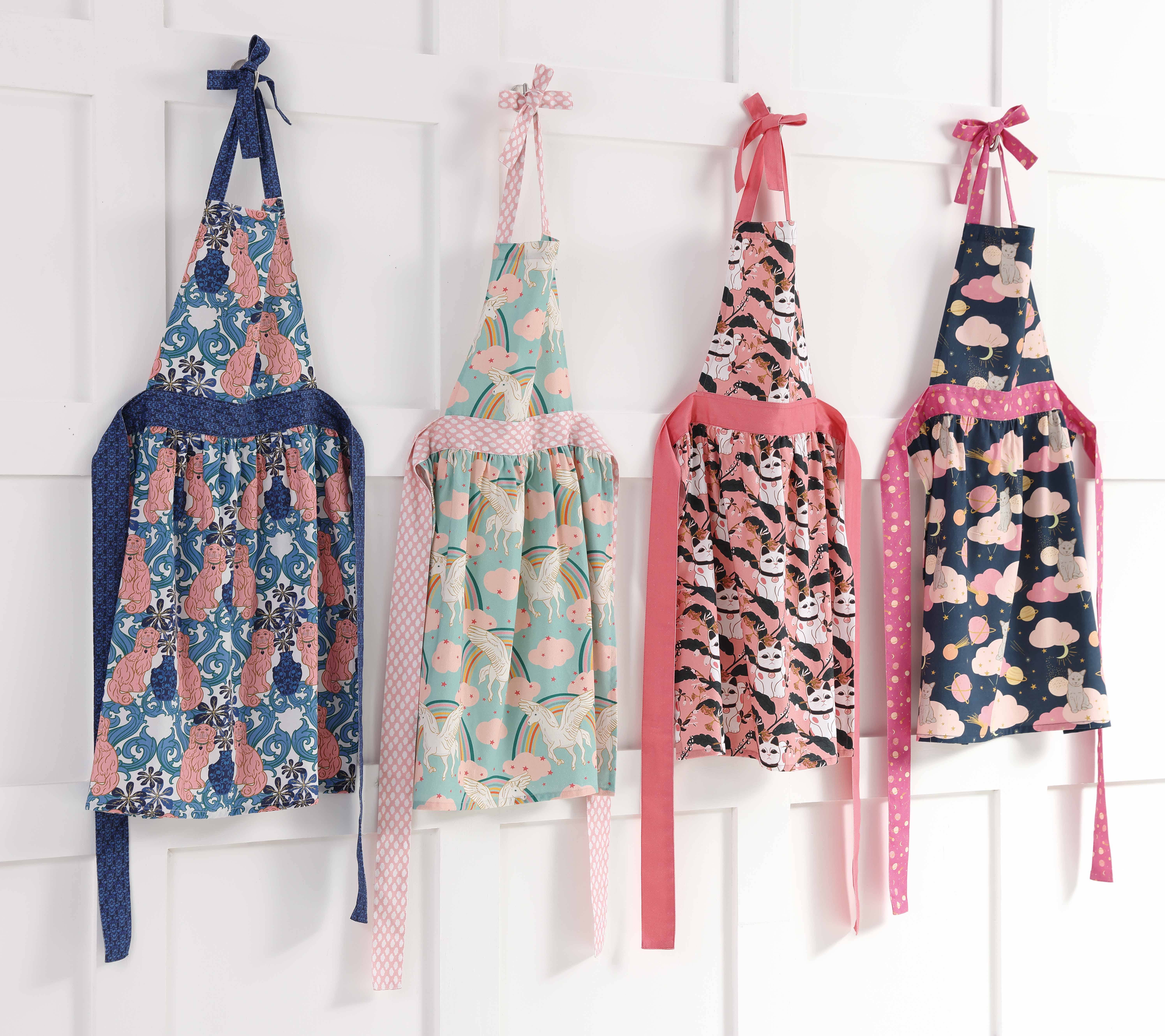 Peking Handicraft - Wholesale Apron - Cosmic Cat Digital Print Apron - Teresa Chan2