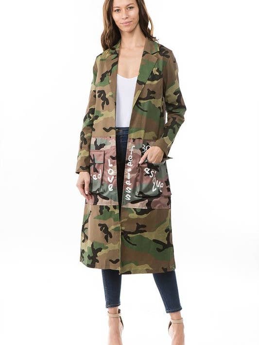Camouflage DAMESMODE CAMOUFLAGEJACKETS voor groothandel op Faire2