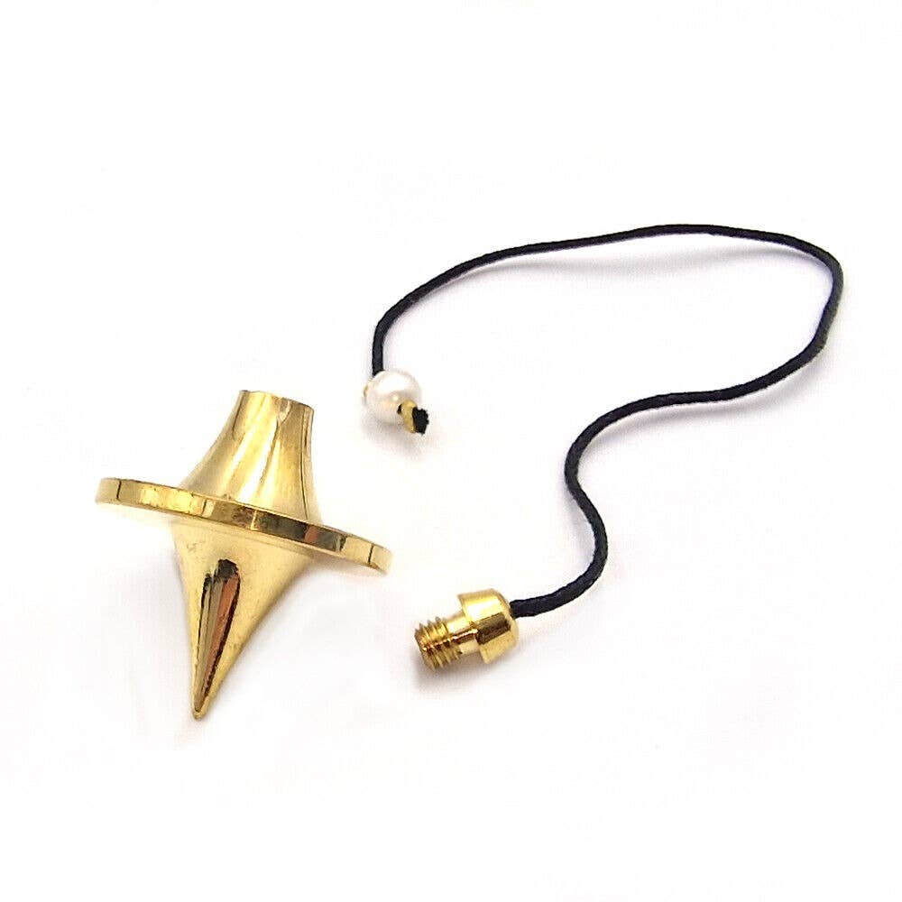 Shamans Crystal - Wholesale Meditation Supplies - Brass Pendulums, Brass Dowsing Pendulums with Gift Pouch17