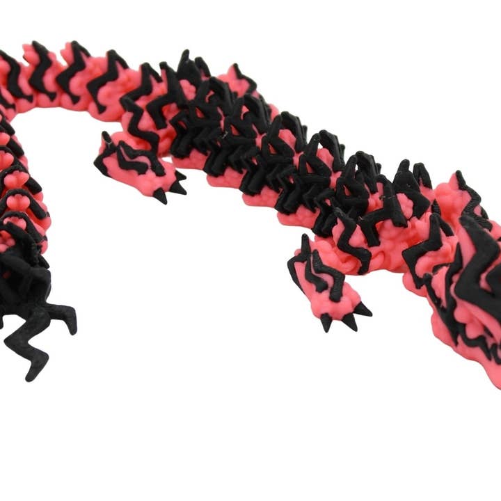 Acworth Alchemist - Wholesale Fidget Toy - Kids - Multicolor Storm Dragon Fidget Toy - 3D Printed Articulated Dragon4