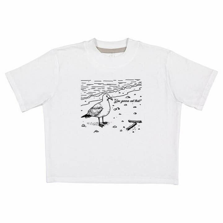 Let's Get This Thread - Wholesale Screen Printed T-Shirt - Unisex - You gonna eat that Seagull11