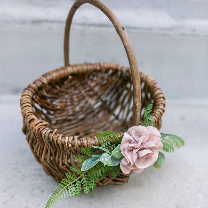 Indy Supply Co - Wholesale Basket - Willow Flower Girl Basket | Wedding Basket | Rustic Wedding3