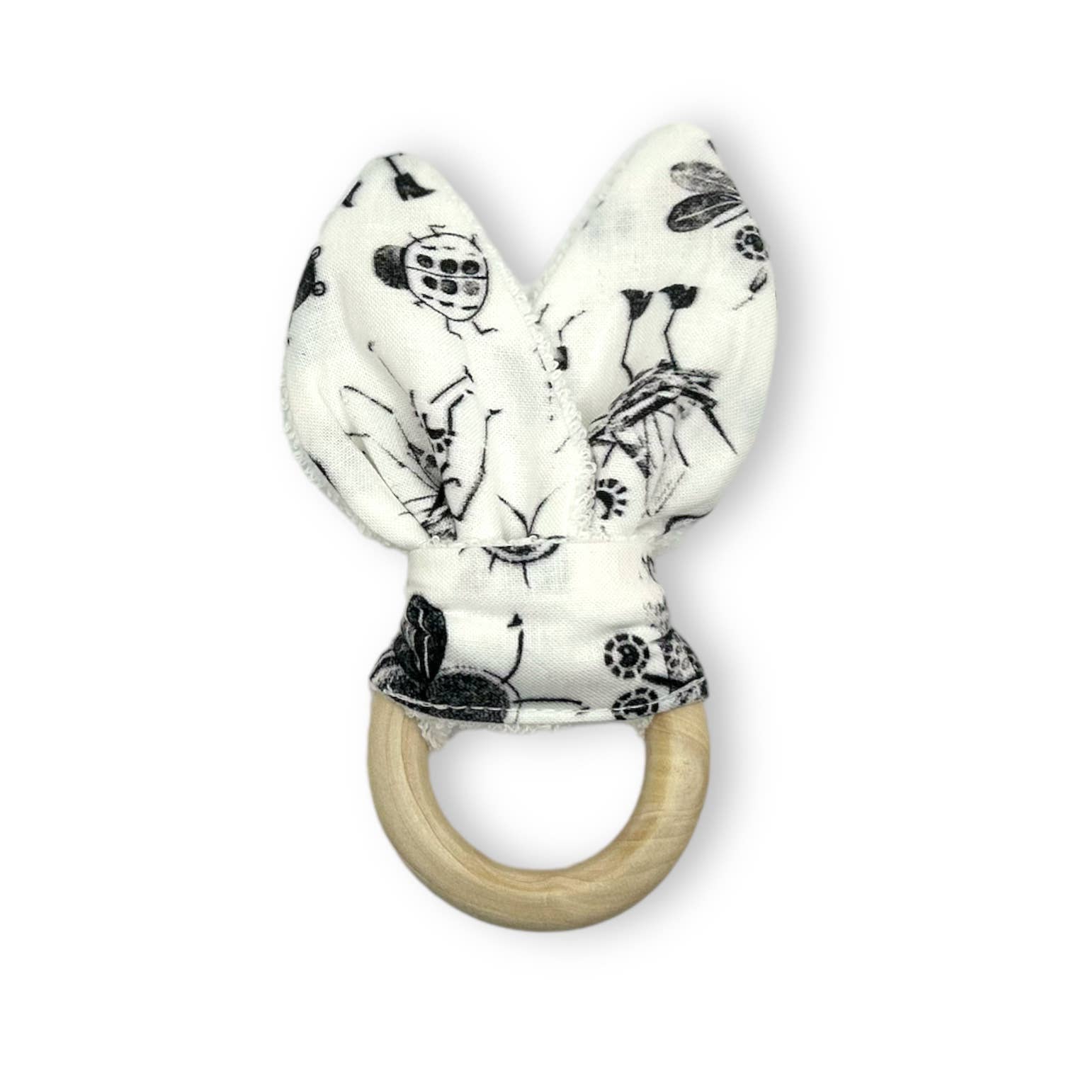 Jolly Bundles – wholesale Teether (not clip-on) – Baby –  Wooden Ring Baby Toy/Bunny Teether for Baby Shower/Animals2