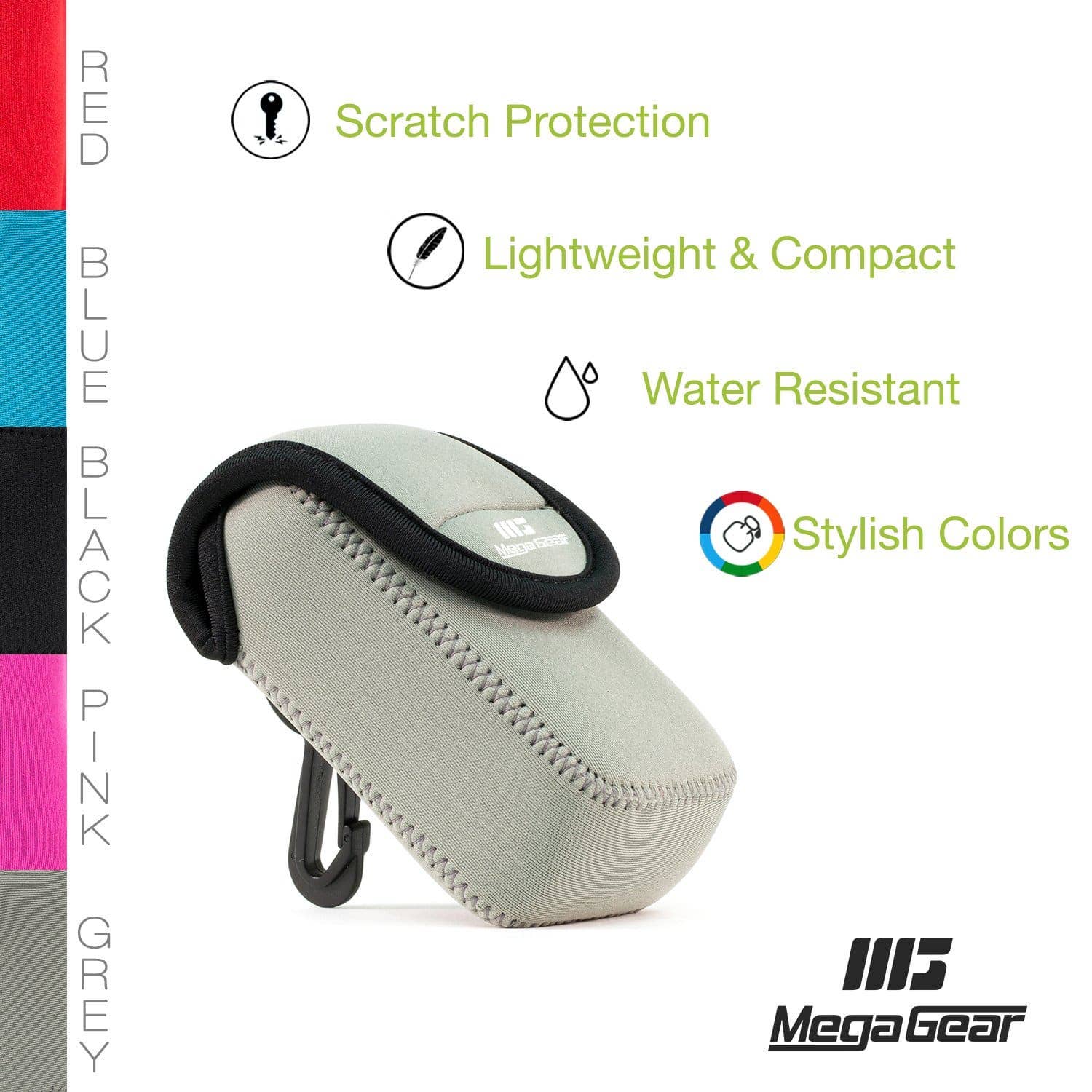 Londo – Großhandel Handyhülle – Unisex – MegaGear Canon PowerShot SX620 HS, ELPH 180, ELPH 190 IS, ELPH 360 HS, ELPH 170 IS, SX610 HS Ultra Leichte Neopren Kameratasche24