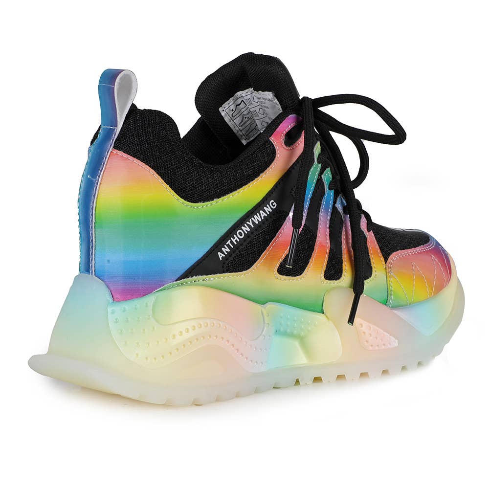 Anthony Wang - Wholesale Lifestyle Sneakers - Women's - Damson Plum 02- Hidden Wedge Women's Sneakers5