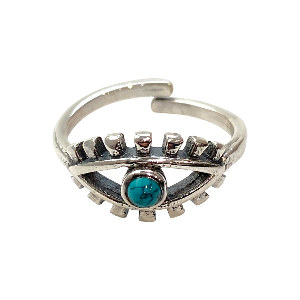 VIE – Engroshandel Statementring – Sølvbelagt justerbar ring, design nr. 3710