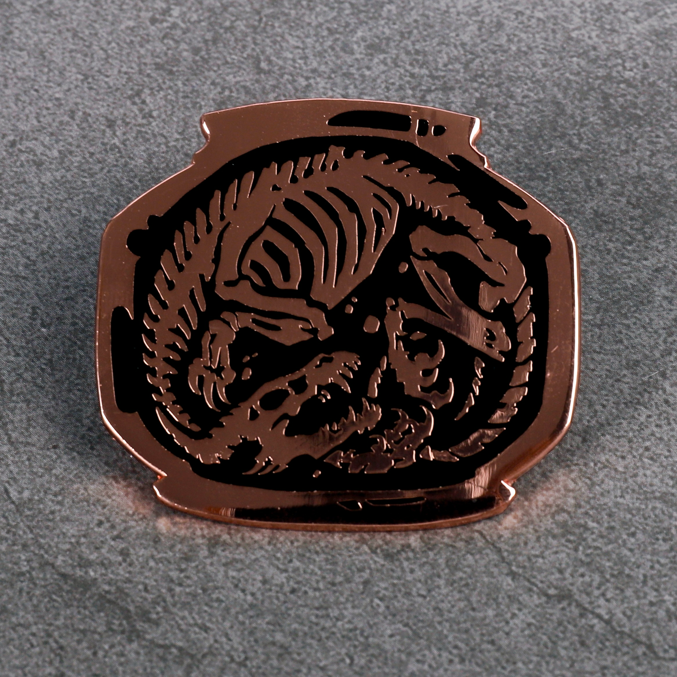 Kirin Koncept - Wholesale Lapel Pin/Button - Hic sunt Dracones - Hard Enamel pin1