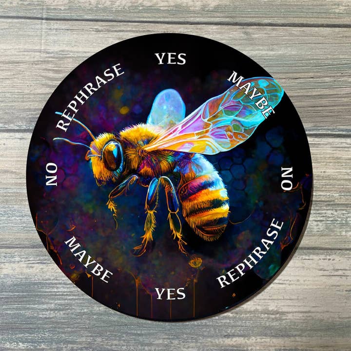 Tableau pendule abeille pour la vente par Zen and Meow