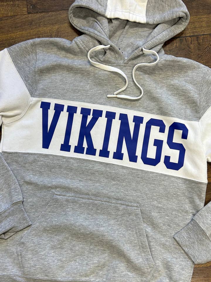 The Varsity Stitch - Wholesale Hoodie - Unisex - Custom Sports Team Mascot Hooded Varsity Sweatshirt0
