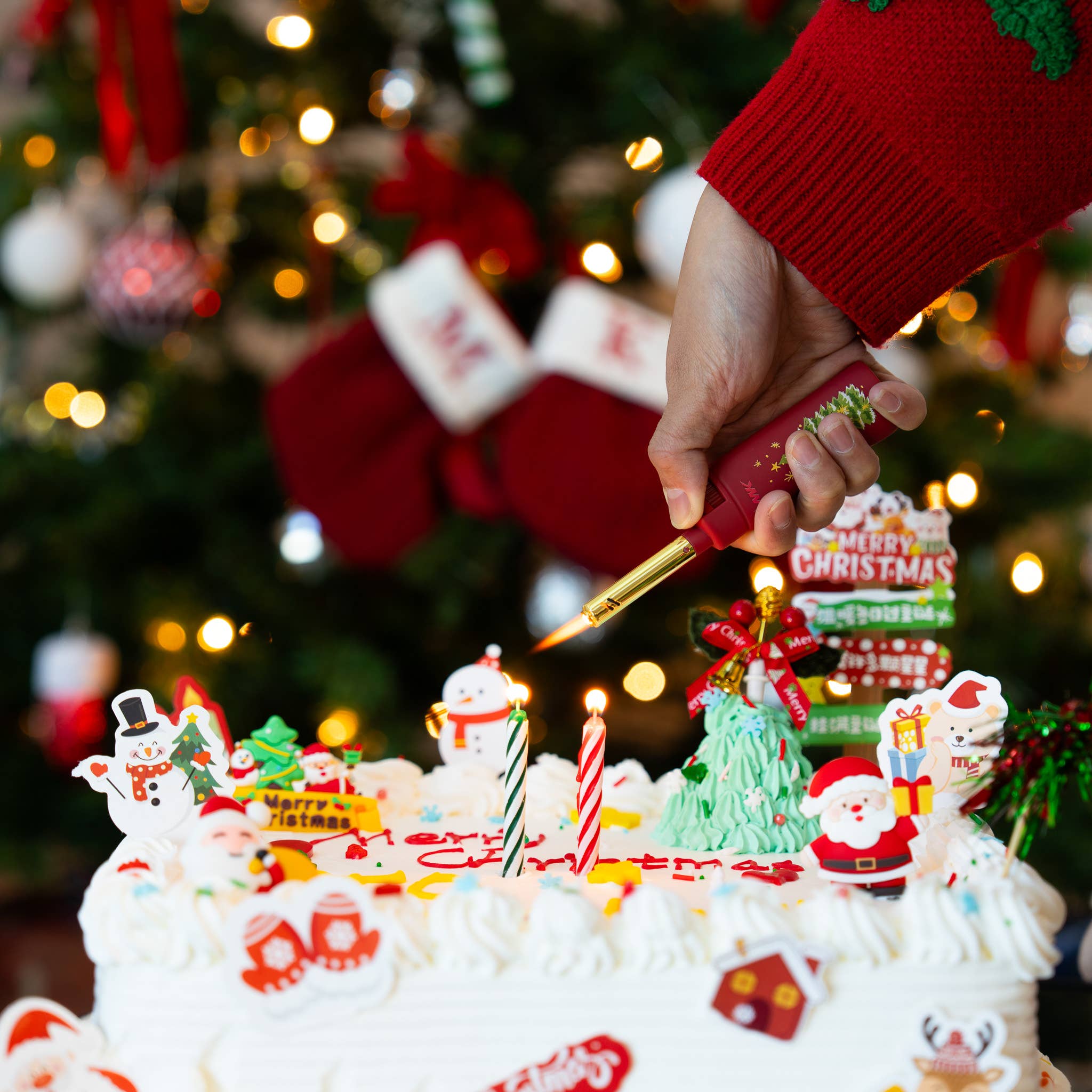 MK Lighter Company - Wholesale Lighter - MK Lighter Range Series, Xmas Set, Windproof Flame 50PC15