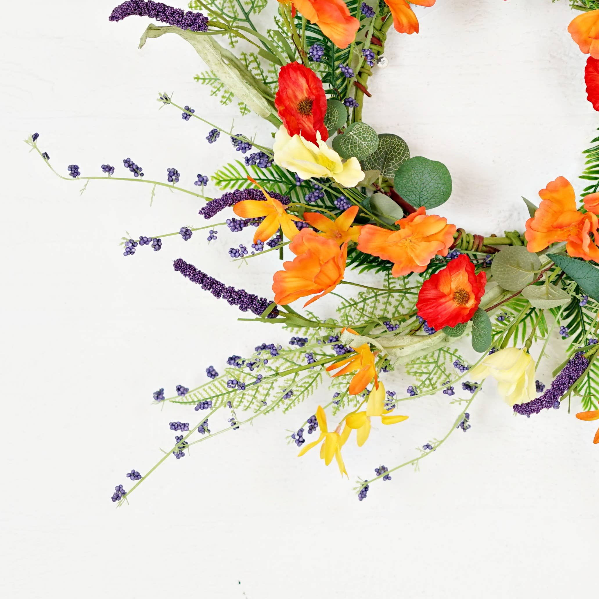 Impressive Enterprises, Inc. - Wholesale Wreath - 27373 - 16in Wreath(6.5)-Summerside Florals-1