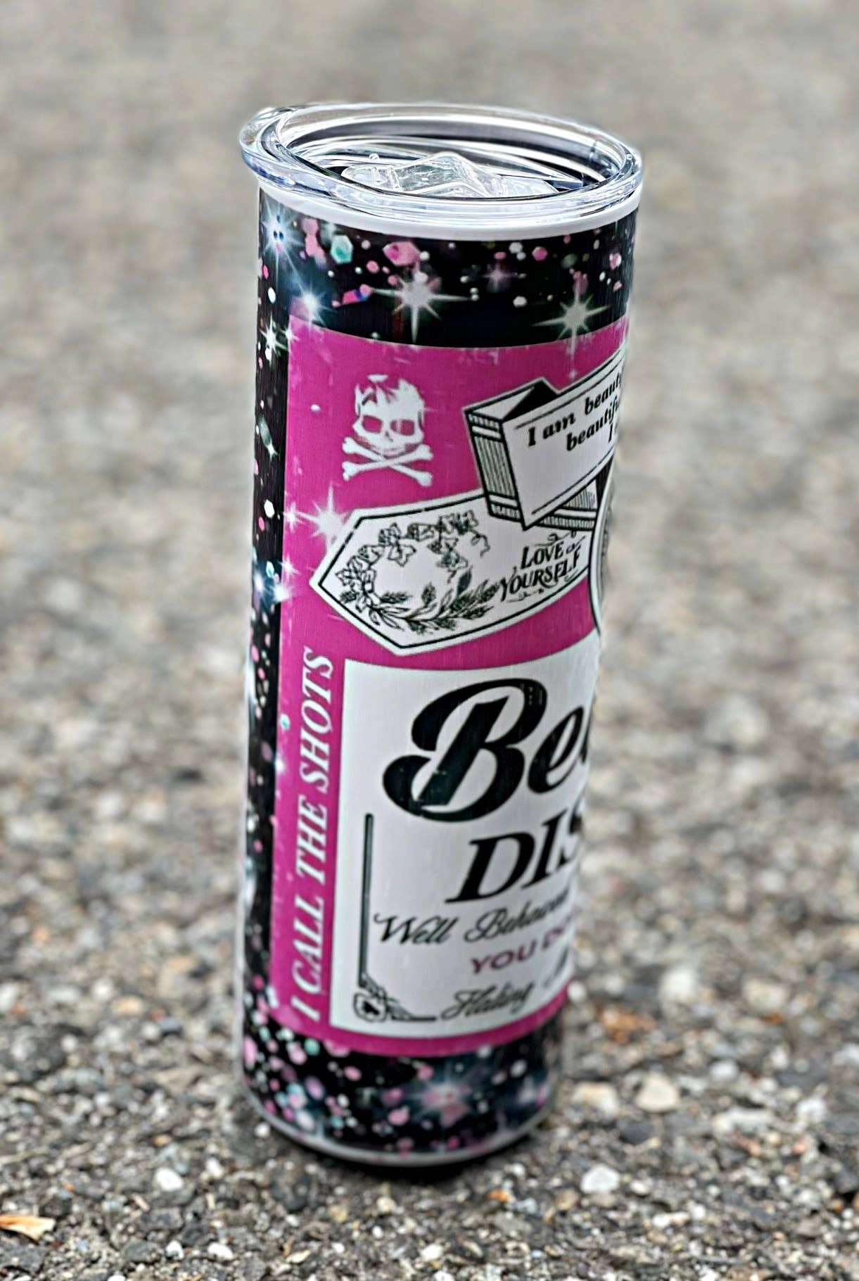 Lasting Impressions CT - Wholesale Insulated Mug/Tumbler - Wholesale | 4 pcs | Beautiful Disaster 20 oz Skinny Tumbler2