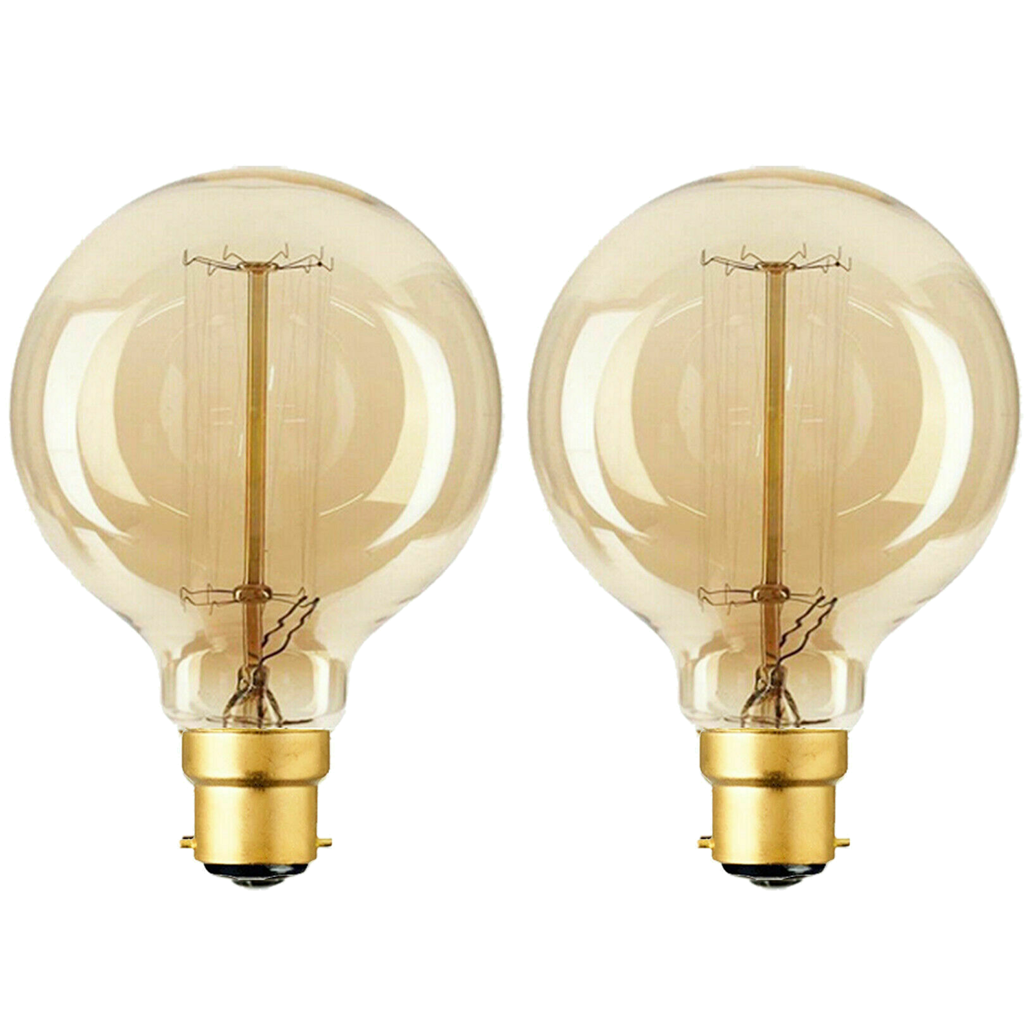 Ledsone – Engroshandel Pære – 2-pak E27, B22, E14 LED Edison Dæmpbar Vintage Amber Glas Varm hvid 2700K Pærer~40866