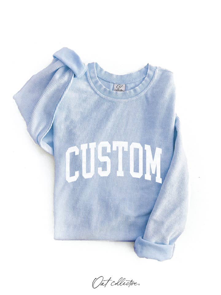 OAT COLLECTIVE - Wholesale Graphic Sweatshirt - Women's - CUSTOM Thermal Vintage Pullover