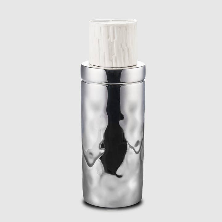 Mary Jurek Design Inc - Wholesale Cocktail Shaker - Tundra Cocktail Shaker w/White Resin