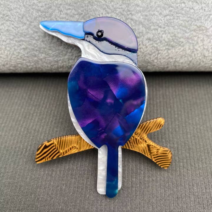 Fågeln på grenen akrylbroch. för wholesale av Mio Queena