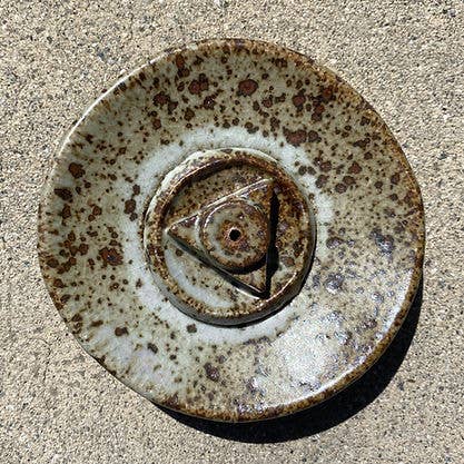 Ceramic Speckled Incense Burner for Decor for wholesale by M A N A ceramics