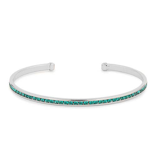 Maya J - Wholesale Cuff Bracelet - Stackable Birthstone Open Cuff Bracelet - Single / Refill23