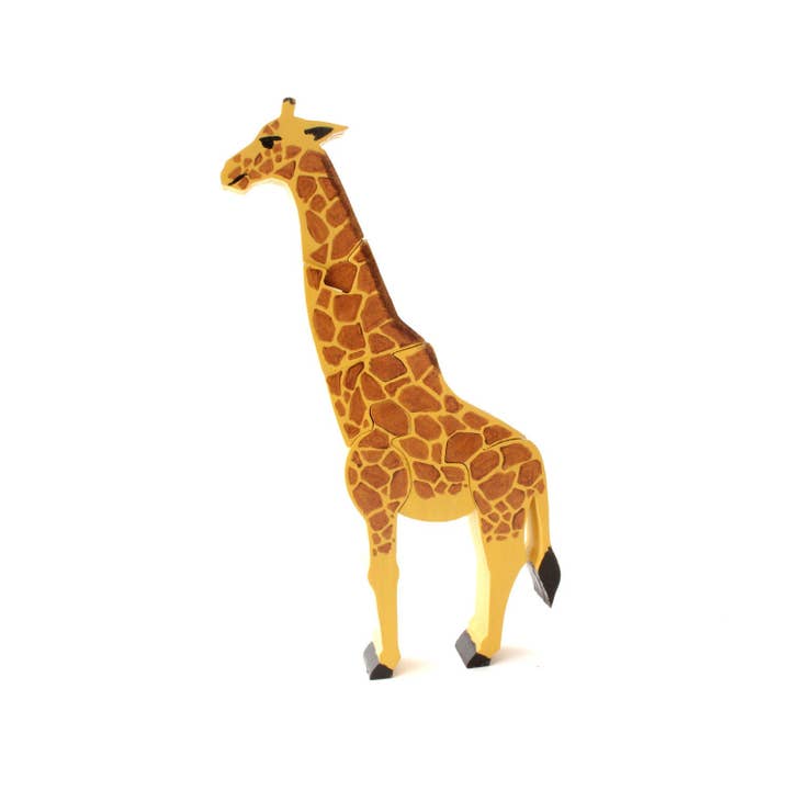 Standing Giraffe Puzzle and Room Decor for wholesale by Berkshire Bowls