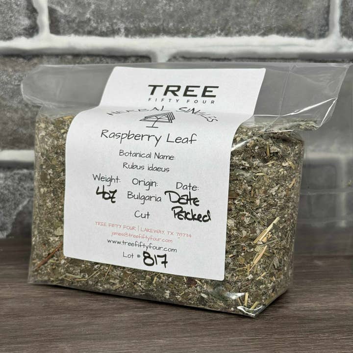 Tree Fifty Four – Chá solto por atacado – Folha de Framboesa | 2 oz (57 g) - 1 kg | Ervas a Granel4