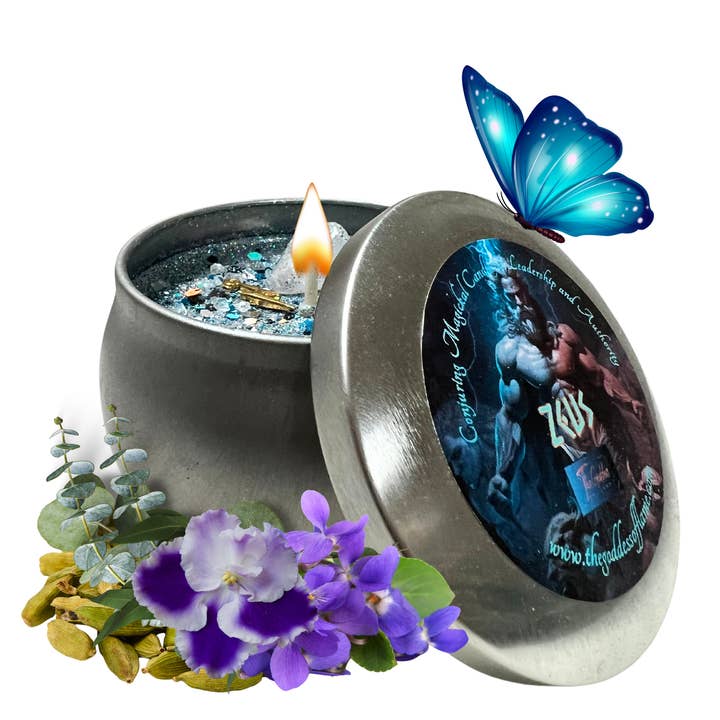 Zeus Magic Offering Ritual Candle for wholesale by The Goddess of Flame