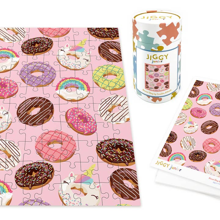 JIGGY Puzzles - Wholesale Puzzle - Kids - JIGGY Junior 100pc: Donut Shop by Caroline Alfreds0