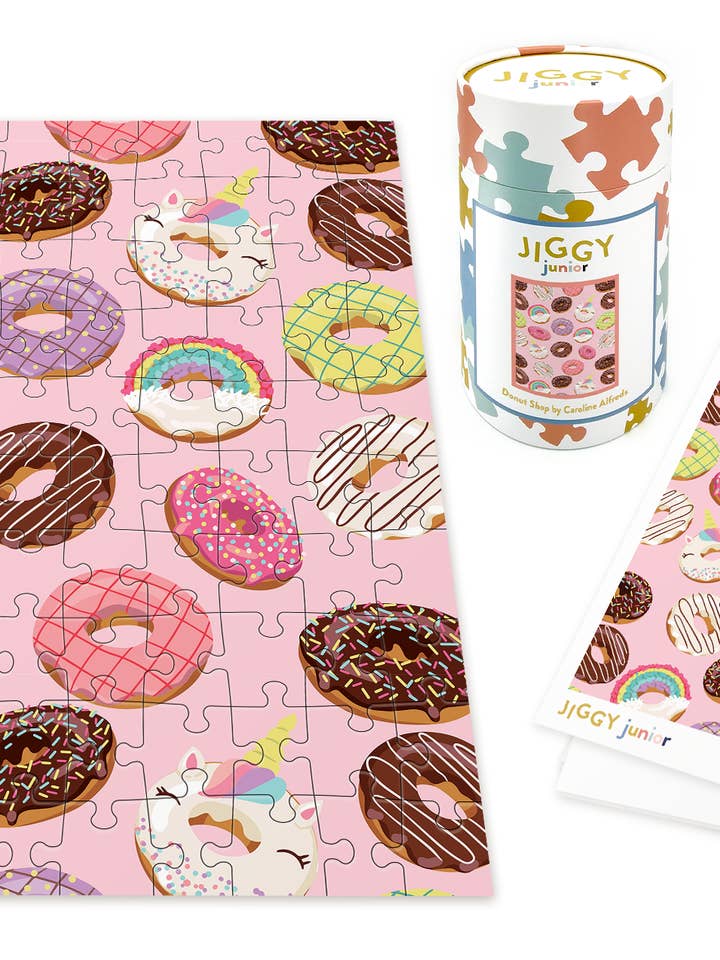 JIGGY Junior 100pc: Donut Shop by Caroline Alfreds for wholesale by JIGGY Puzzles