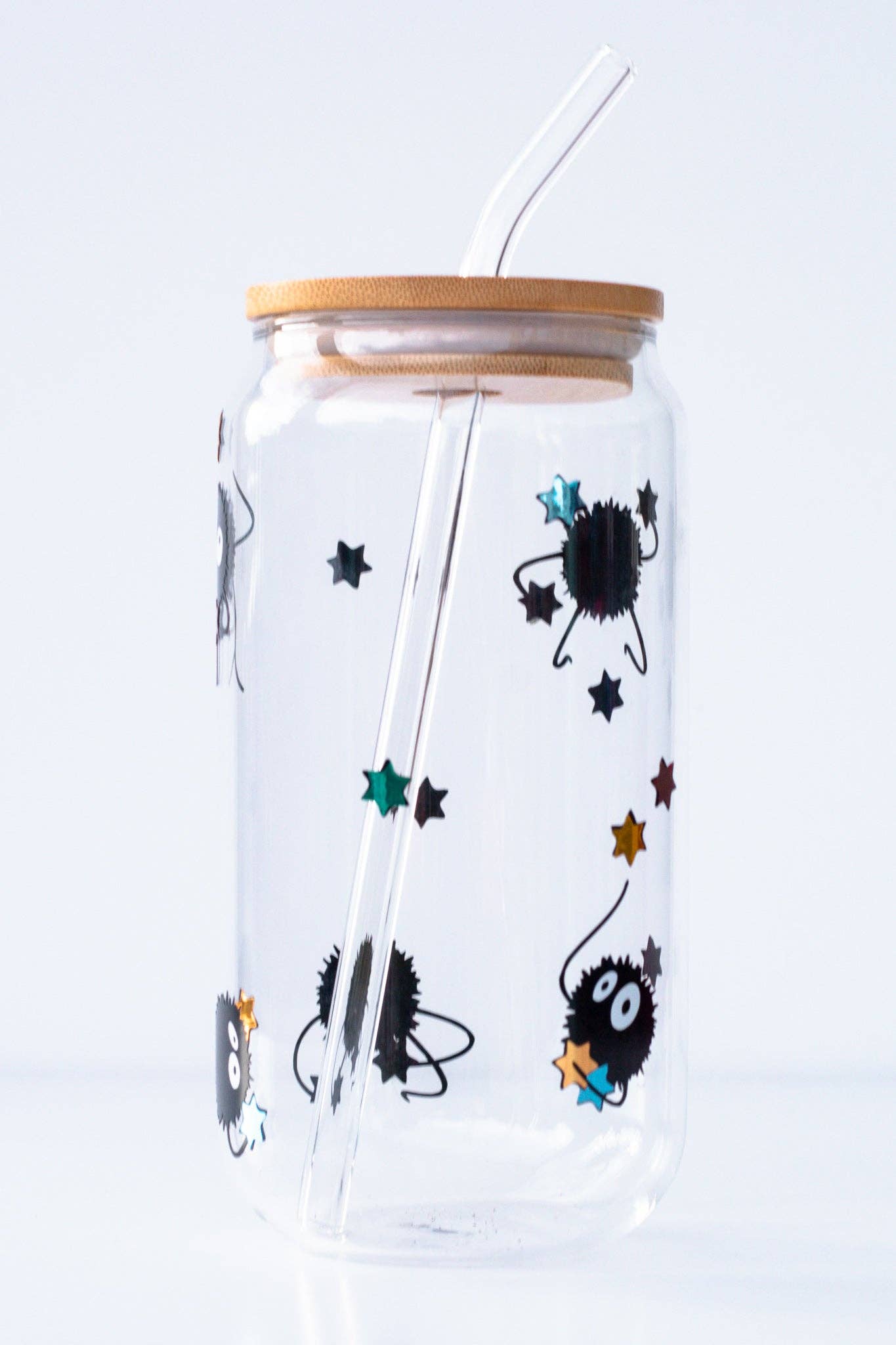 Estrellas de color sólido Vaso de vidrio Soot Sprite de venta al por mayor en Faire0